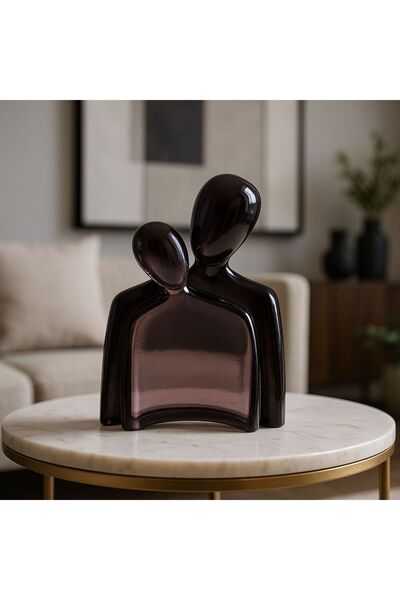 Ritzy Dekor Dekoratif Epoksi 2'Lİ Soyut Sevgili - Mor