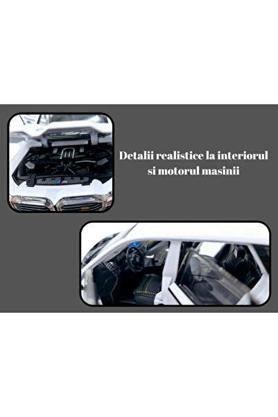 OEM BMW XM Metal Car, Smoke Effects, Sounds and Lights, Moving Doors, 21cm