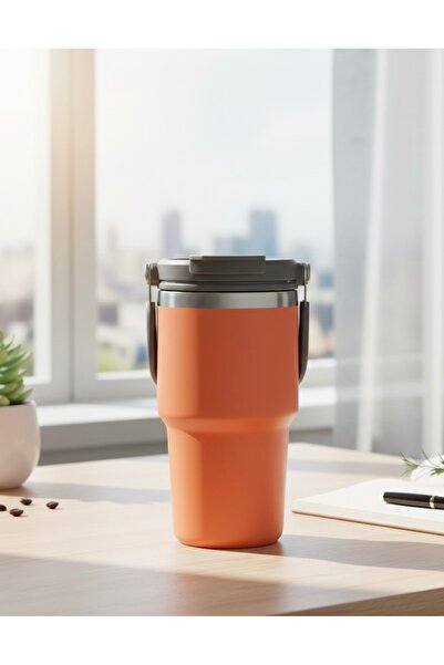 Mira Gift Pipetli 750 ml Termos - 304 Paslanmaz Çelik,Taşınabilir & Sıcak/Soğuk Tutmalı