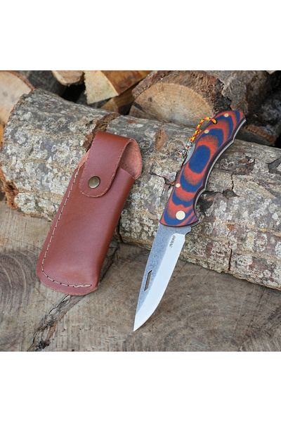 kösemehmet Katlanır Model - N690 Çelik - Mikarta Sap