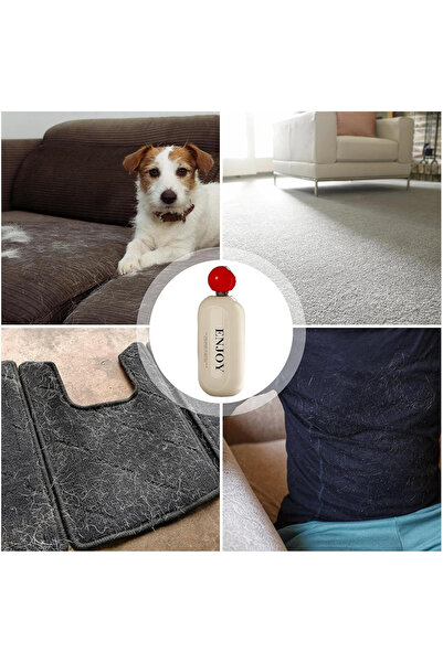 miraza Επαναχρησιμοποιούμενος πλενόμενος κύλινδρος αποτρίχωσης χνουδιών και τριχών κατοικίδιων, λευκός