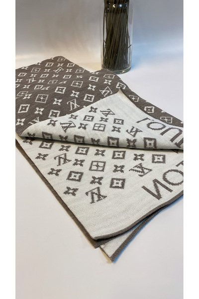 Onur Scarf - New Collection Quality Woven Pattern Double Sided Shoulder Scarf Winter Product Fashion Store