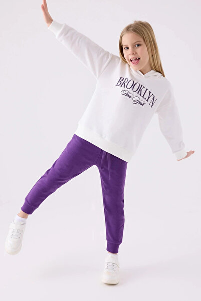 Rolypoly Σετ φόρμας για κορίτσι σε λευκό χρώμα