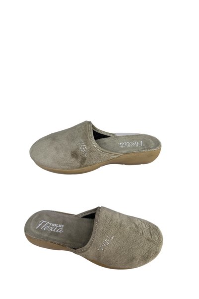 Jasmine Imported Beige Winter Indoor Slippers