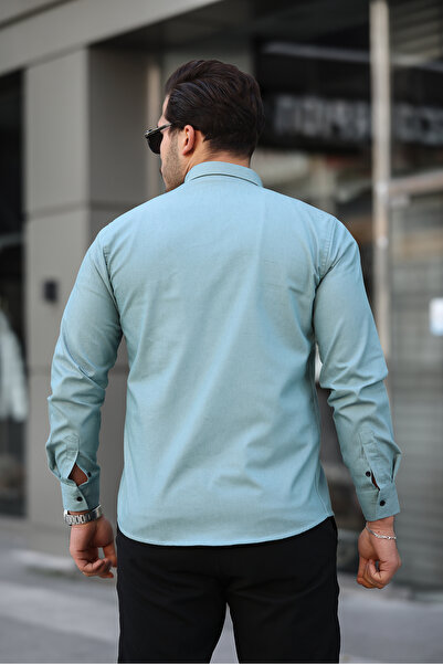 Artı1 Men's Relax Fit Comfortable Cut Double Pocket Winter a Quality Cashmere Jacket - Coat