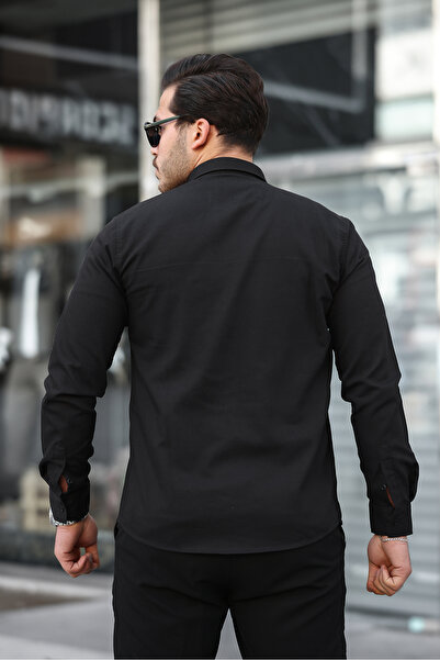 Artı1 Men's Relax Fit Comfortable Cut Double Pocket Winter a Quality Cashmere Jacket - Coat