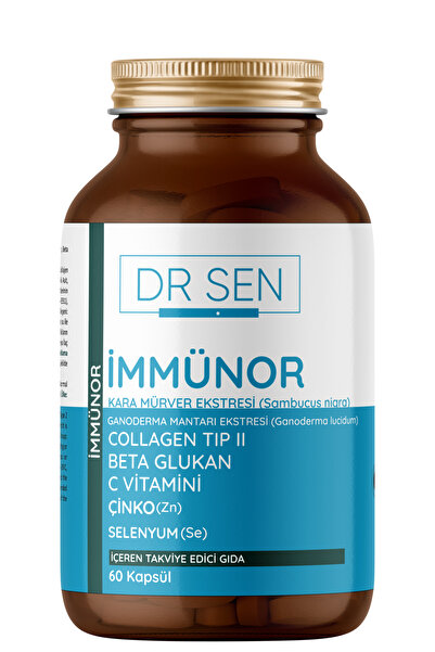 DR ŞEN Immunor Probiyotik Kolajen Tip II Beta Glukan C Vitamini Çinko Selenyu...
