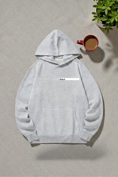 uyguntarz Unisex Future Printed Oversize Sweatshirt