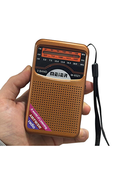 Dexxony Nostaljik Cep Radyosu Şarjlı, Deprem Radyosu, Taşınabilir Küçük Radyo...