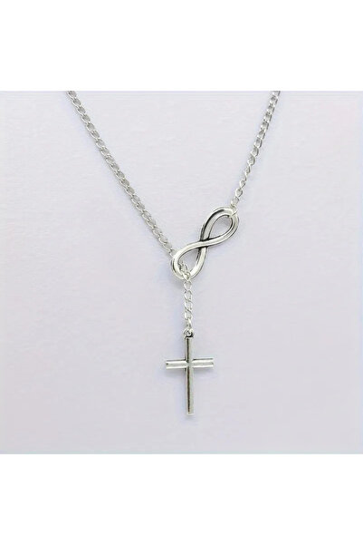 ayla jewelry Colier din argint Infinite Cross