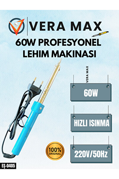 Q-MAX Hem Evde Hem De Profesyonel Olarak Kullanılabilen Portatif 60w Lehim Makinesi
