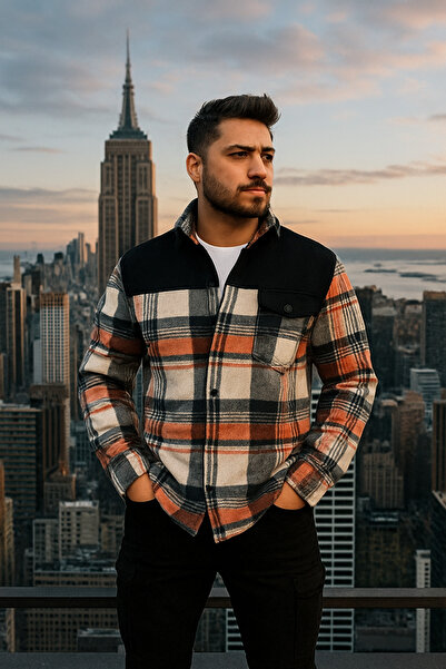 Spor Life Men's Fleece Shirt - Warm and Soft Design