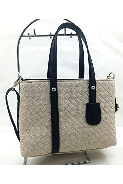 MAC&MOS Крем Жіноча Капітонова Сумка з Кишенями