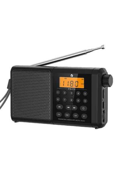 FLAGEN Dijital Ekranlı Saatli Manuel Kanal Arama & Kayıt Özellikli Fm Radyo B...