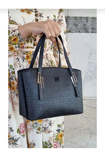 ÇANTAM GELSİN Geantă neagră de mână și de umăr pentru femei Justpolo, cu 4 co...