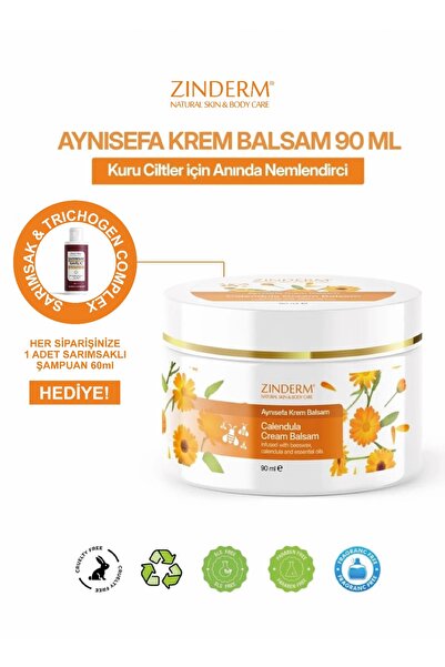 zinderm Calendula Oil Cream, Balm 90ml