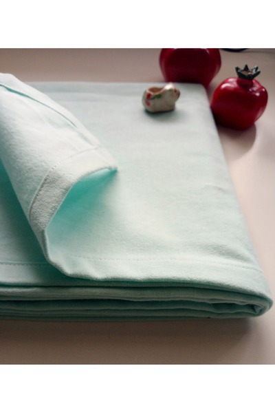 TırtılPitiPiti Mint Flannel Blanket and Pouch Set of Two 100X100 cm