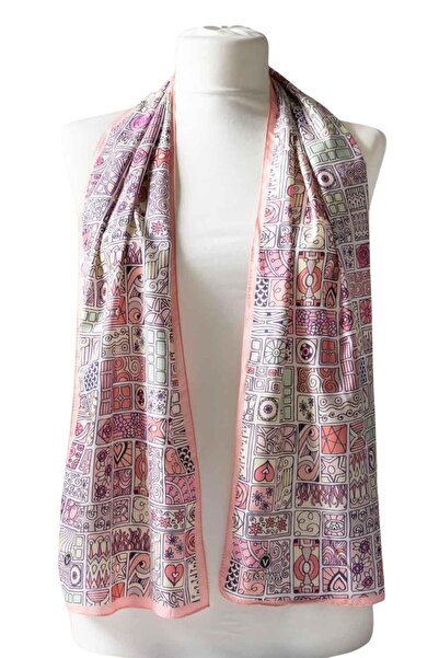 Modabutik I83 Geometrik Desenli Kadın Fular