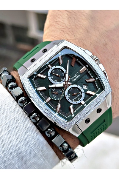 Ferrucci Funciton Fonksiyonlu Multi Fonksiyon Silikon Kordon Erkek Kol Saati 3 Atm Su Geçirmezlik