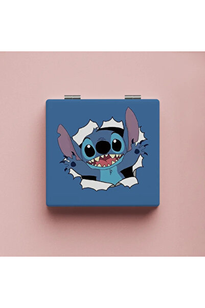 Choice 1 مرآة مكياج كاواي ليلو آند ستيتش مطبوعة بشكل لطيف على شكل فتاة كرتوني...