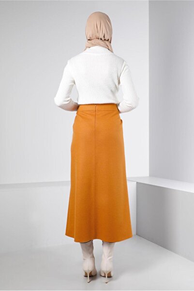 Alvina Zipped Detailed Skirt 60360