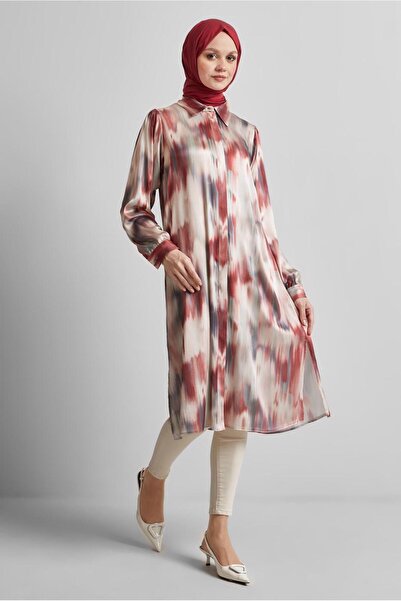 Alvina Long Satin Tunic 45420