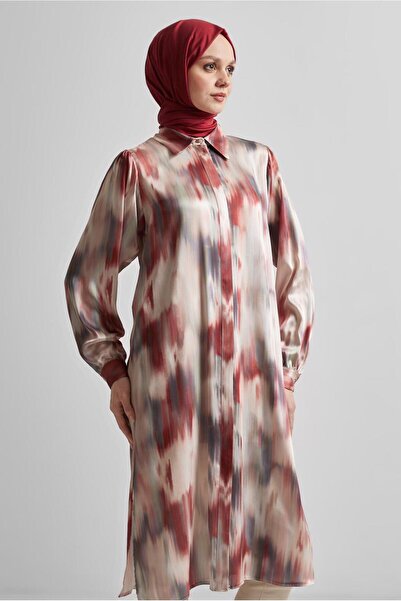 Alvina Long Satin Tunic 45420