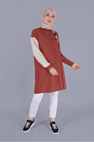 Alvina Buttoned Tunic with Buckle Detail 41541