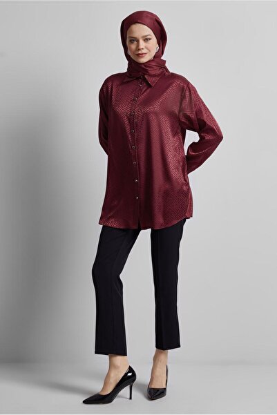 Alvina Satin Jacquard Tunic 45375