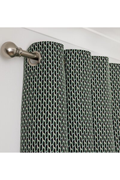 Evcimenhome Perdele rustică căptușită cu ochiuri metalice 170cmx230cm brid