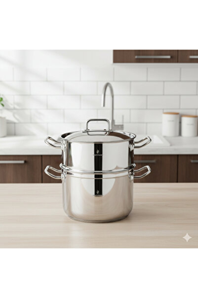 Sofram Atlas Steel Turkish Steam Cooker, 22 cm