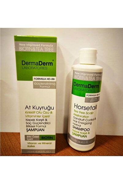 DermaDerm Doğal Atkuyruğu Şampuanı Kepek&saç Dökülmesine Karşı Etkili Şampuan 250 Ml 8697400690997