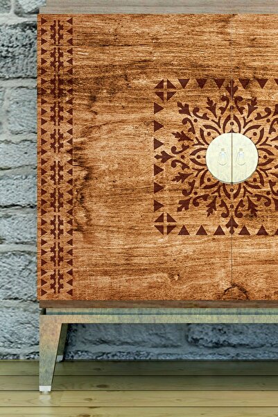 Artikel Mandala 2 Stencil Boyama şablonu 30x30 cm, Duvar Stencil, Fayans Sten...