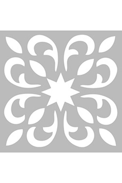 Artikel Karo 27 Stencil Boyama şablonu 30x30 cm, Duvar Stencil, Fayans Stenci...