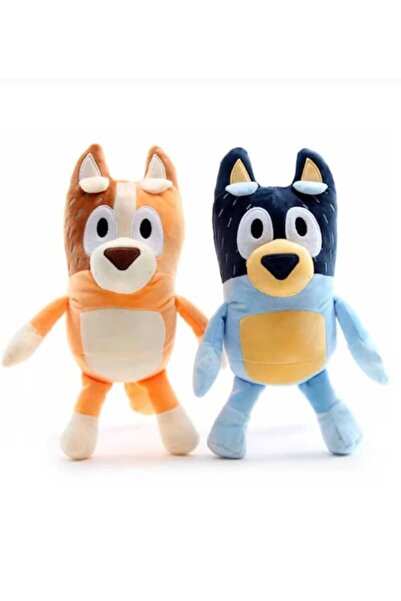 ADDA Set 2 jucării de pluș, din desenele animate Bluey și Bingo, dimensiune 28 cm