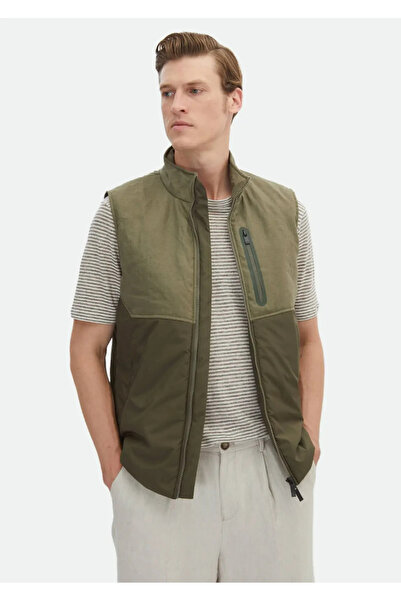 Ramsey 100% Linen Khaki Sports Vest