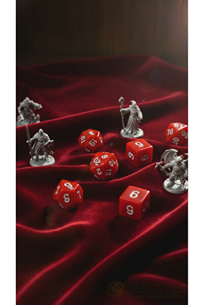 Decour Home FRP DND Zar Seti Kırmızı