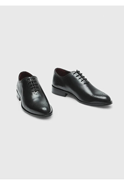 Ramsey Black Leather Classic Shoes