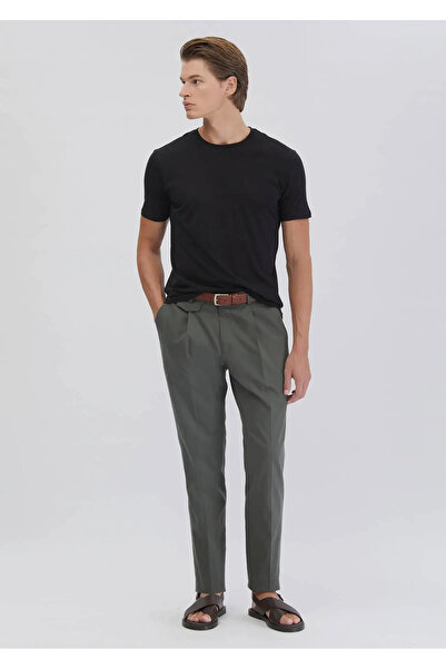 Ramsey Μαύρο μπλουζάκι με λαιμόκοψη