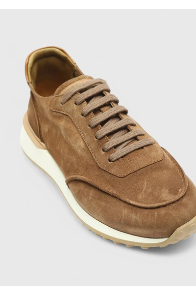 Ramsey Αθλητικά παπούτσια Tan Suede