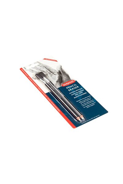 Derwent Set of 2 Professional erasers, pencil type, brush included, for highl...