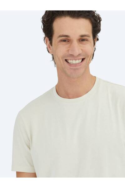 Kip Stone Plain Crew Neck 100% Cotton T-Shirt