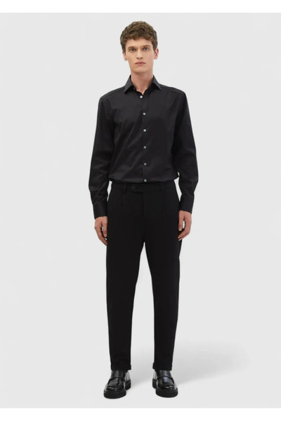 Ramsey Чорні прямі джинси Regular Fit Casual