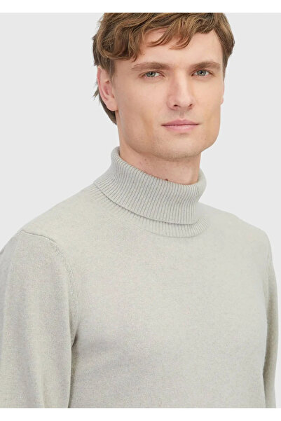 Ramsey Πλεκτό πουλόβερ από μαλλί με ίσιο πλέγμα με πέτρα