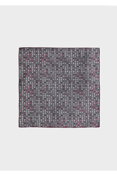 Ramsey Burgundy Handkerchief
