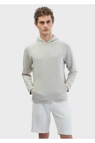 Ramsey Stone Hooded Plain Sweatshirt