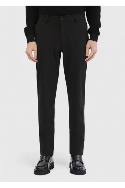 Ramsey Темно-сірі смугасті трикотажні штани для бігу та повсякденного носіння