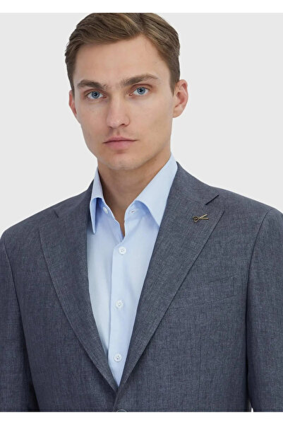 Ramsey Smoked Straight Zeroweight Slim Fit 100% Linen Suit