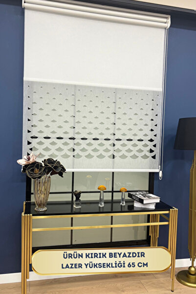 VOLPER MEKANİK Volper Vp1001 Çift Mekanizmalı Lazer Kesim Tül Ve Stor Perde B...