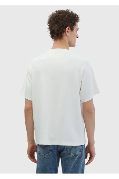 Ramsey Εκρού Πλατύ Φούτερ με λαιμόκοψη